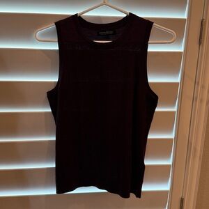 Banana Republic Burgundy Sleeveless Blouse